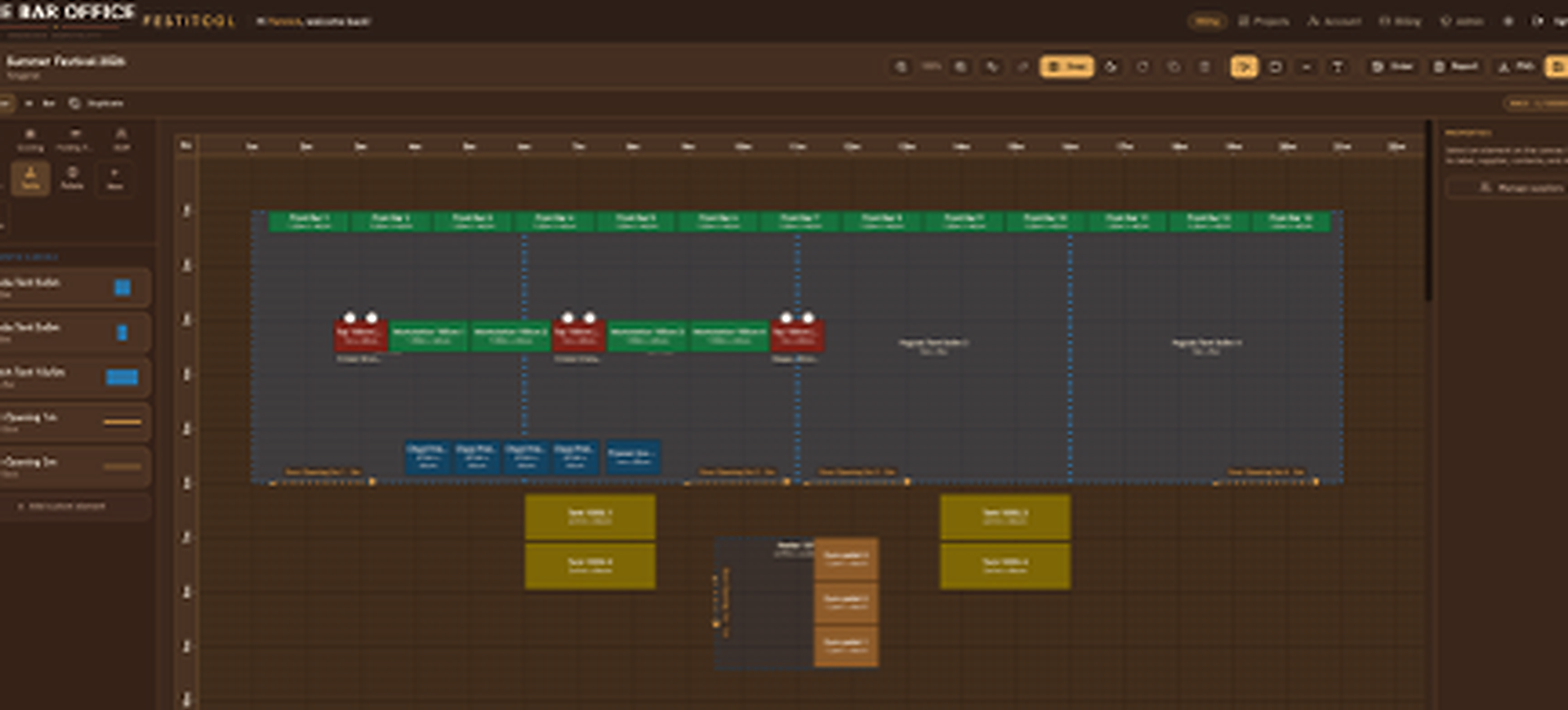 Festitool — barplanning voor Summer Festival